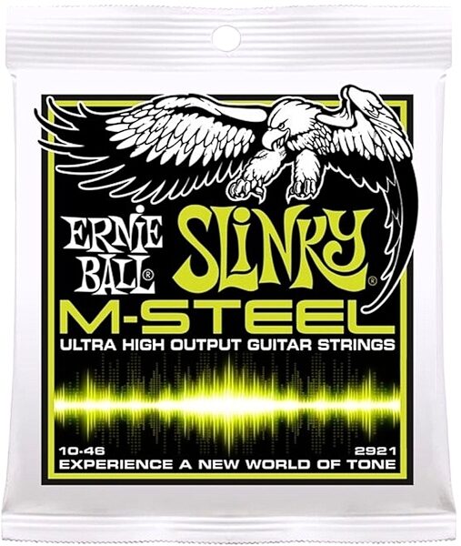Ernie Ball Regular Slinky M-Steel Electric Guitar Strings, 10-46, 2921, Main