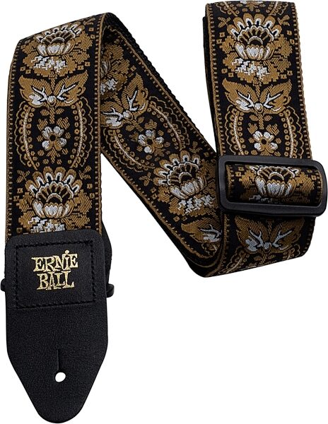 Ernie Ball Jacquard Guitar Strap, Royal Orleans, Action Position Back
