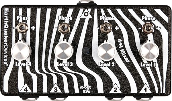 EarthQuaker Devices Four to One Mixer Utility Pedal, New, Action Position Back