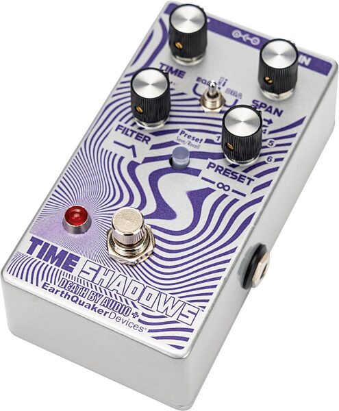 EarthQuaker Devices x Death By Audio Time Shadows V2 Pedal, Warehouse Resealed, Action Position Back