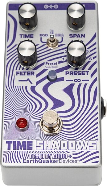 EarthQuaker Devices x Death By Audio Time Shadows V2 Pedal, Warehouse Resealed, Action Position Front