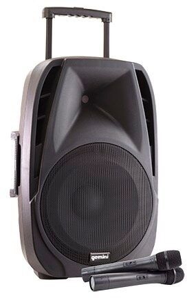 Gemini ES-12TOGO Powered PA System with Wireless Microphones, Main