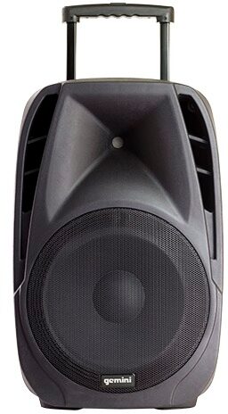 Gemini ES-15TOGO Powered PA System with Wireless Microphones, Blemished, Front Handle Half Raised