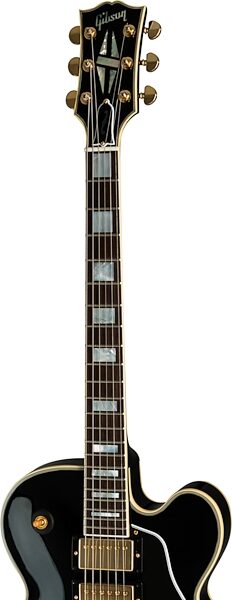 Gibson 2019 ES-275 Black Beauty Bigsby Thinline Semi-Hollowbody Electric Guitar (with Case), Action Position Back