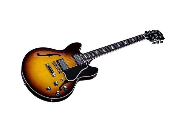 Gibson 2016 ES-339 Electric Guitar (with Case), Sunset Burst Closeup