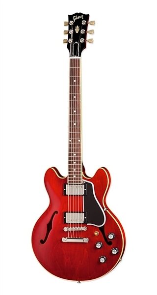 Gibson Memphis ES-339 Plain Top '59 Rounded Profile Neck Electric Guitar, with Case, Antique Red