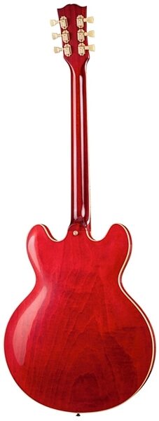 Gibson 1964 ES-345TD Electric Guitar (with Case), Satin Cherry - Back Angle