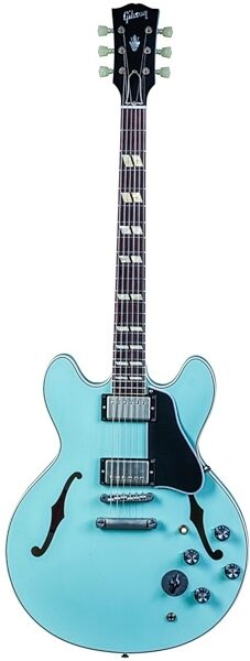 Gibson 2016 Limited Edition 1964 ES-345 VOS Electric Guitar (with Case), Sea Foam Green