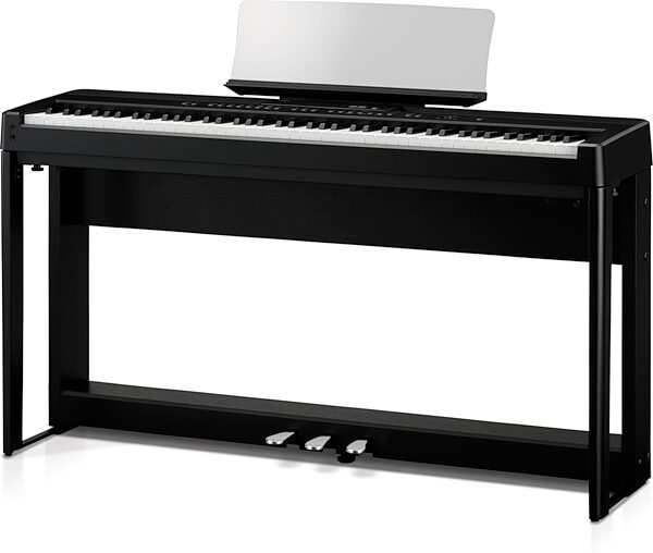Kawai ES520 Digital Piano, Black, Action Position Back
