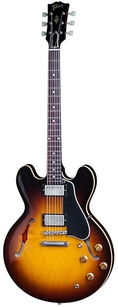Gibson 2016 1958 ES-335 VOS Electric Guitar (with Case), 58 Burst Front