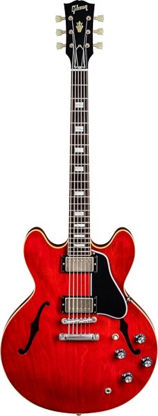 Gibson Memphis Limited Edition Historic 1963 ES-335 Electric Guitar with Bigsby Tremolo (with Case), Action Position Back