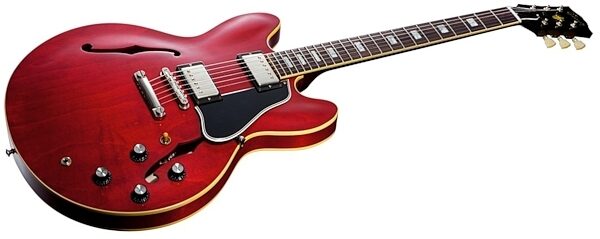 Gibson Memphis 50th Anniversary 1963 ES-335 Electric Guitar (with Case), 60s Cherry Closeup
