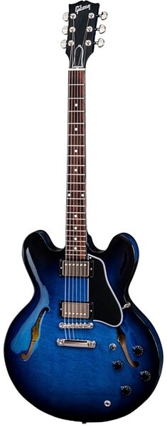 Gibson 2018 ES-335 Dot Electric Guitar (with Case), Blues Burst