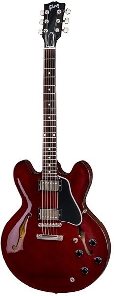 Gibson 2018 ES-335 Dot Electric Guitar (with Case), Wine Red