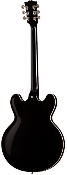 Gibson Memphis ES-335 Electric Guitar (with Case), Ebony - Back