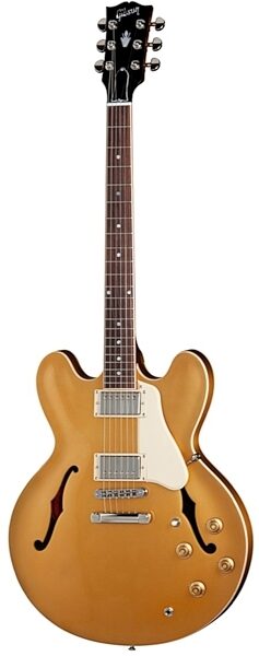 Gibson Memphis ES-335 Electric Guitar (with Case), Gold Top