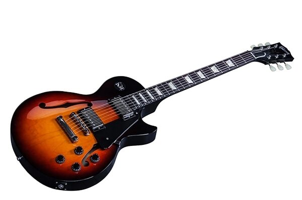 Gibson 2016 ES-Les Paul Studio Electric Guitar (with Case), Ginger Burst Closeup
