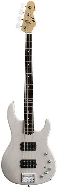 ESP E-II AP-4 Electric Bass (with Case), See Thru White