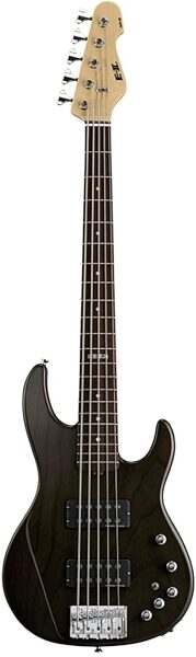 ESP E-II AP-5 Electric Bass, 5-String (with Case), See Thru Black