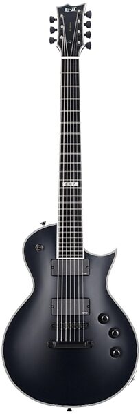 ESP E-II EC7 Eclipse-7 Electric Guitar, 7-String, Black Satin