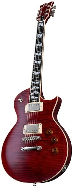 ESP USA Custom Eclipse FM Electric Guitar (with Case), See Thru Black Cherry