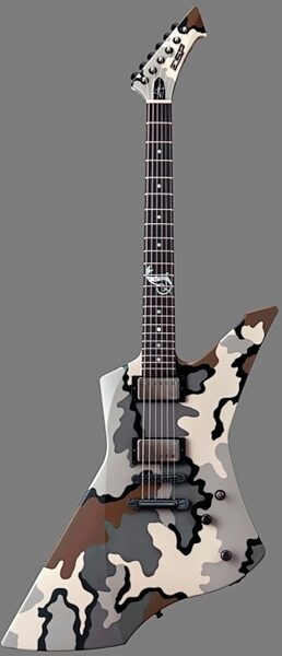 ESP James Hetfield Snakebyte Electric Guitar (with Case), Kuiu Camo, Main