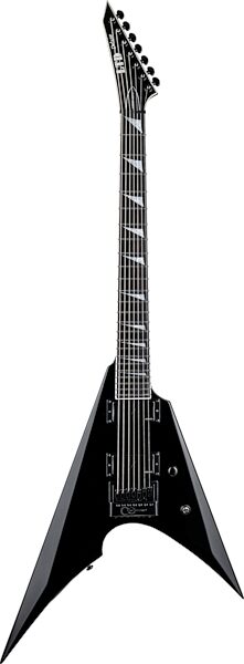ESP LTD Arrow-1007 Baritone Evertune Electric Guitar, Black, Scratch and Dent, Action Position Back