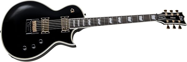 ESP LTD EC-1000T CTM Traditional Series Evertune Electric Guitar, Black, Action Position Back