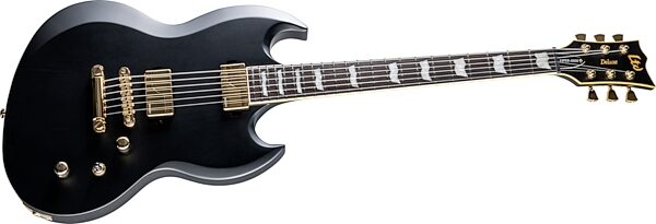 ESP LTD Viper 1000 Electric Guitar, Vintage Black, Action Position Back