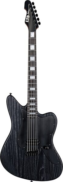 ESP LTD XJ-1HT Electric Guitar, Black Blast, Action Position Back