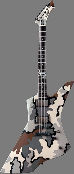 ESP James Hetfield Snakebyte Electric Guitar (with Case), Kuiu Camo, Back