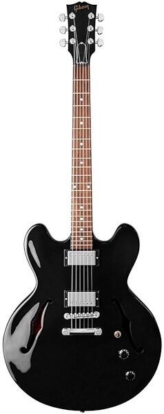 Gibson ES-335 Studio Electric Guitar (with Case), Ebony