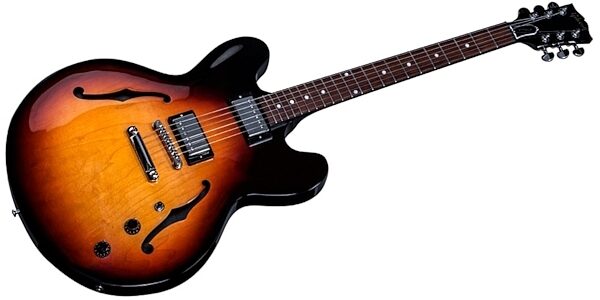Gibson 2015 ES-335 Studio Electric Guitar (with Case), Gingerburst Closeup