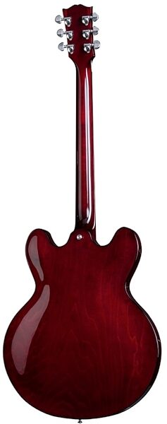 Gibson 2015 ES-335 Studio Electric Guitar (with Case), Wine Red Back Angle