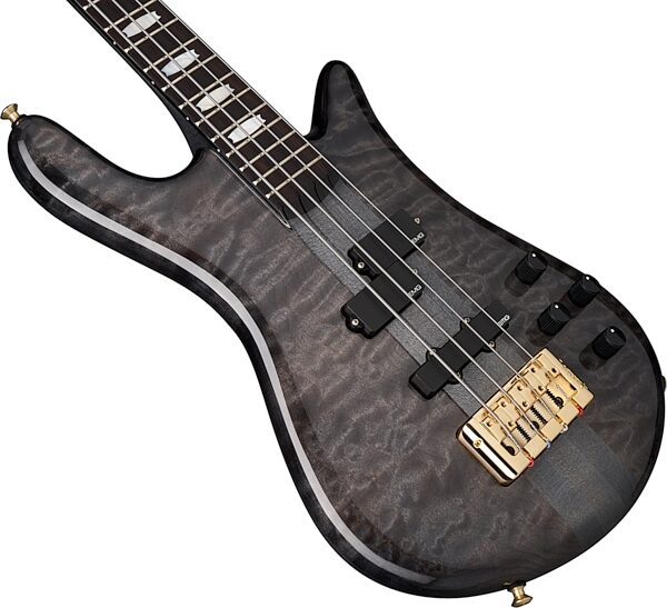 Spector Euro 4 Doug Wimbish Signature Model Electric Bass, Black Stain Gloss, Action Position Back