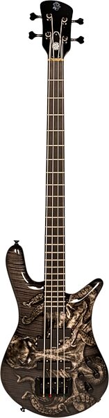 Spector LE Euro Squid 4 String Bass Guitar (with Case), Action Position Back