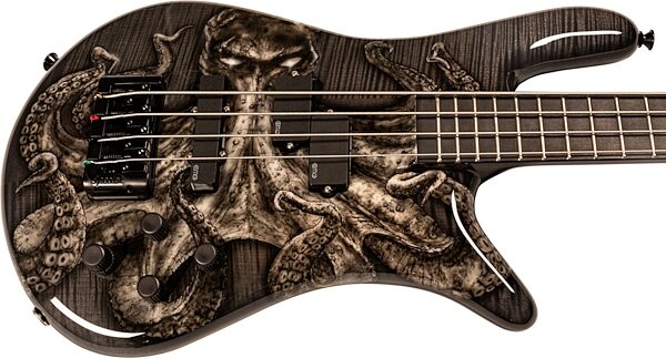 Spector LE Euro Squid 4 String Bass Guitar (with Case), Action Position Back