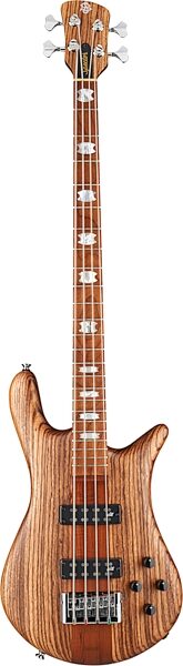 Spector Euro 4 RST Electric Bass (with Gig Bag), Zebrawood, Action Position Back