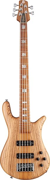 Spector Euro 5 RST Electric Bass, 5-String (with Gig Bag), Zebrawood Natural Matte, Action Position Back
