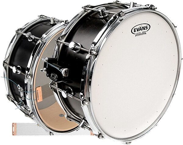 Evans Power Center Reverse Dot Coated Snare Drumhead, 14 inch, with S14H30 and 14&quot; Blasters, pack