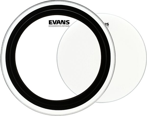 Evans EMAD 2 TT Clear Bass Drumhead, 18 inch, with G1, pack