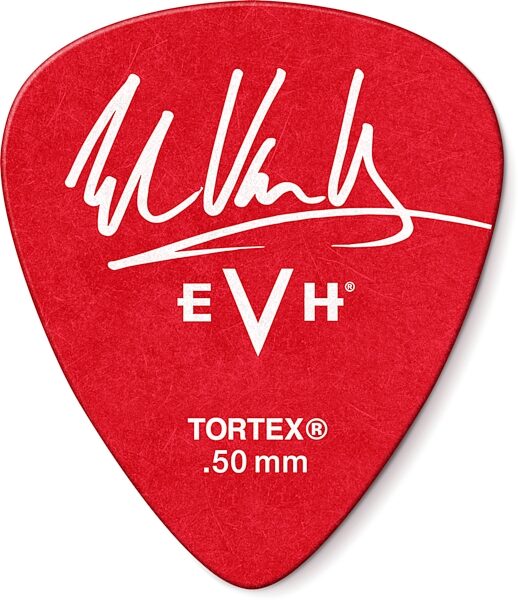 Dunlop EVH Tortex Frankenstein Guitar Picks, EVH102P050, Action Position Front