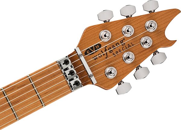 EVH Eddie Van Halen Wolfgang Special Quilted Maple Electric Guitar, Indigo Burst, Action Position Back