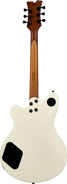 EVH Eddie Van Halen SA-126 Standard Centerblock Electric Guitar, Satin Vintage White, Action Position Back