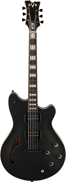 EVH Eddie Van Halen SA-126 Special Electric Guitar (with Case), Black, Action Position Front