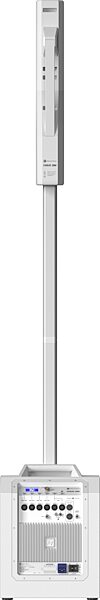 Electro-Voice EVOLVE 30M Powered Column PA System with 8-Channel Mixer, White, Warehouse Resealed, Action Position Back