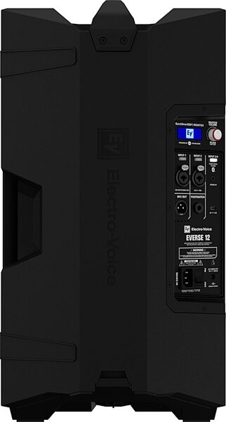 Electro-Voice EVERSE 12 Battery-Powered PA Speaker, Black, Action Position Back