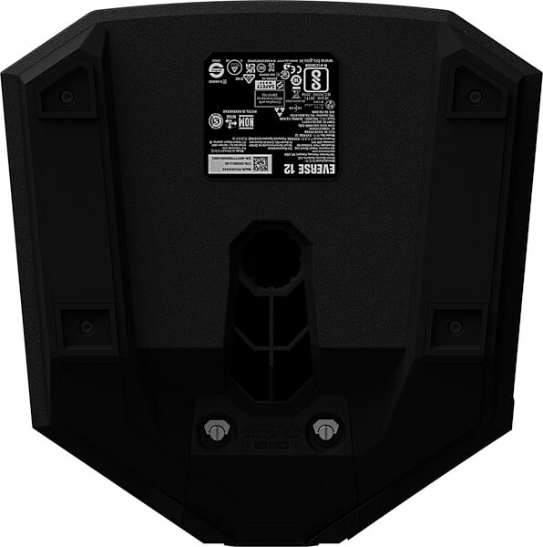 Electro-Voice EVERSE 12 Battery-Powered PA Speaker, Black, Bottom