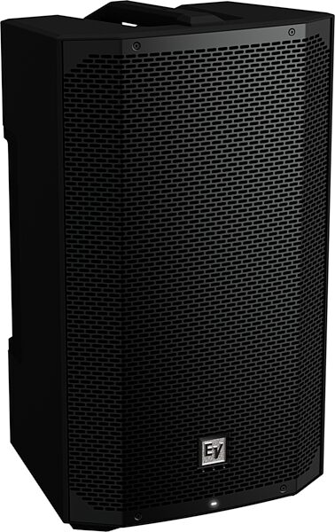 Electro-Voice EVERSE 12 Battery-Powered PA Speaker, Black, Front Angled Right