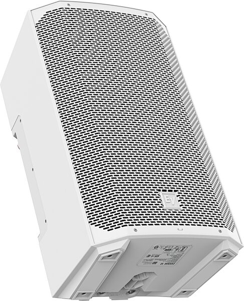 Electro-Voice EVERSE 12 Battery-Powered PA Speaker, White, Action Position Back